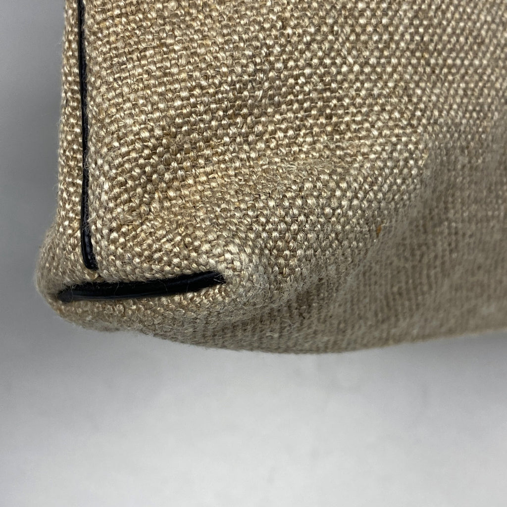 ロエベ アナグラム クラッチバッグ セカンドバッグ クラッチバッグ キャンバス ベージュ レディース 【中古】brbag