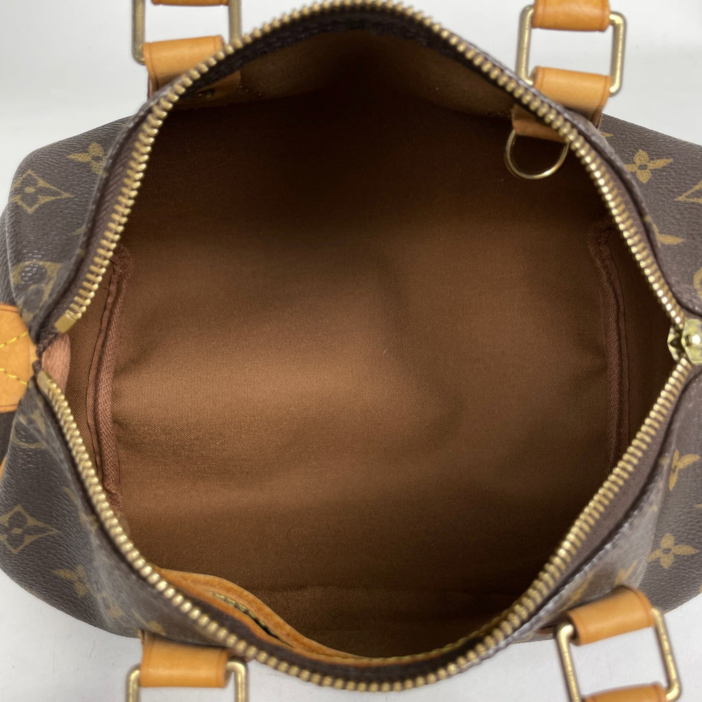 ルイ・ヴィトン スピーディ 25 ミニボストン ハンドバッグ モノグラム ブラウン M41528 レディース 【中古】brbag