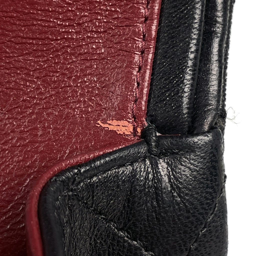 【ジャンク品】シャネル マトラッセ Wフラップ チェーン ショルダーバッグ ココマーク ショルダーバッグ レザー ブラック A01113 レディース 【中古】brbag