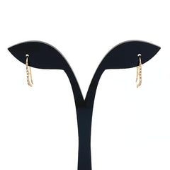 メレダイヤ デザインピアス PG ピンクゴールド ピアス K18 ダイヤモンド レディース 【中古】nbjwl