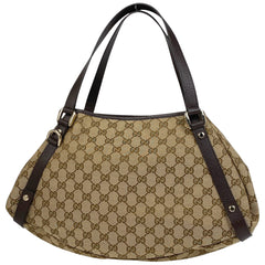 グッチ GG柄 ショルダーバッグ トートバッグ アビー ショルダーバッグ GGキャンバス ベージュ ブラウン 130736 レディース 【中古】brbag