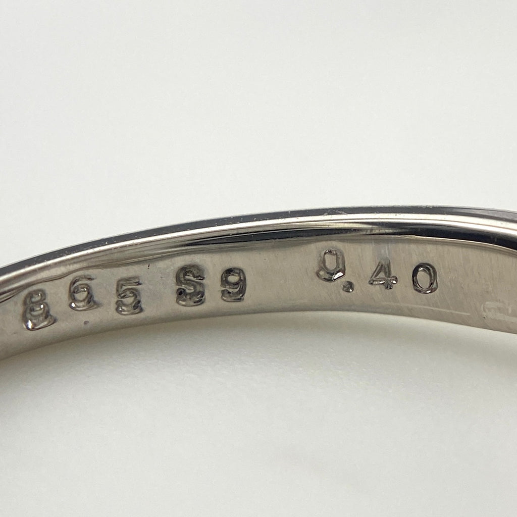 SUWA メレダイヤ デザインリング プラチナ 指輪 リング 13号 Pt950 ダイヤモンド レディース 【中古】brjwl