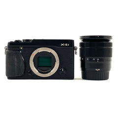 富士フイルム FUJIFILM X-E1 ブラック＋XC 16-50mm F3.5-5.6 OIS ブラック デジタル ミラーレス 一眼カメラ 【中古】