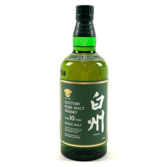 【東京都内限定お届け】 サントリー SUNTORY 白州 10年 ピュアモルト 700ml 国産ウイスキー 【古酒】