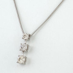 【在庫一掃】 メレダイヤ デザインネックレス プラチナ ペンダント ネックレス Pt900 Pt850 ダイヤモンド レディース 【中古】  nbjwl
 ラッピング可