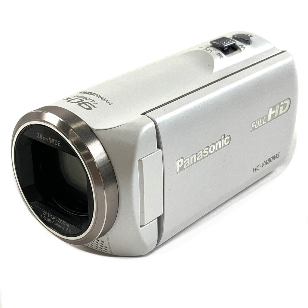 Panasonic パナソニック HC-V480MS-W ホワイト ビデオカメラ