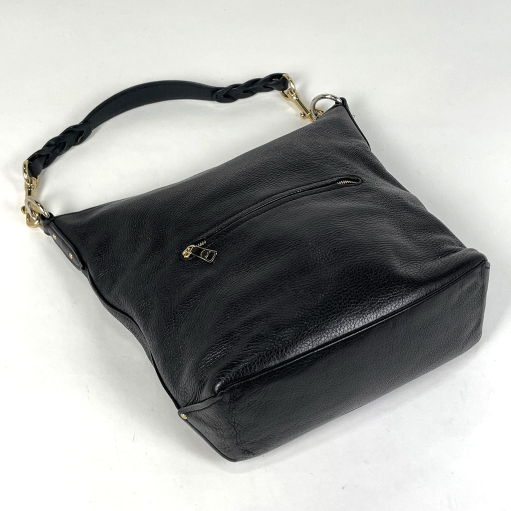 コーチ ロゴ ショルダーバッグ 2WAY ハンドバッグ アビー ダッフル 2WAY ショルダーバッグ レザー ブラック F31507 レディース 【中古】brbag