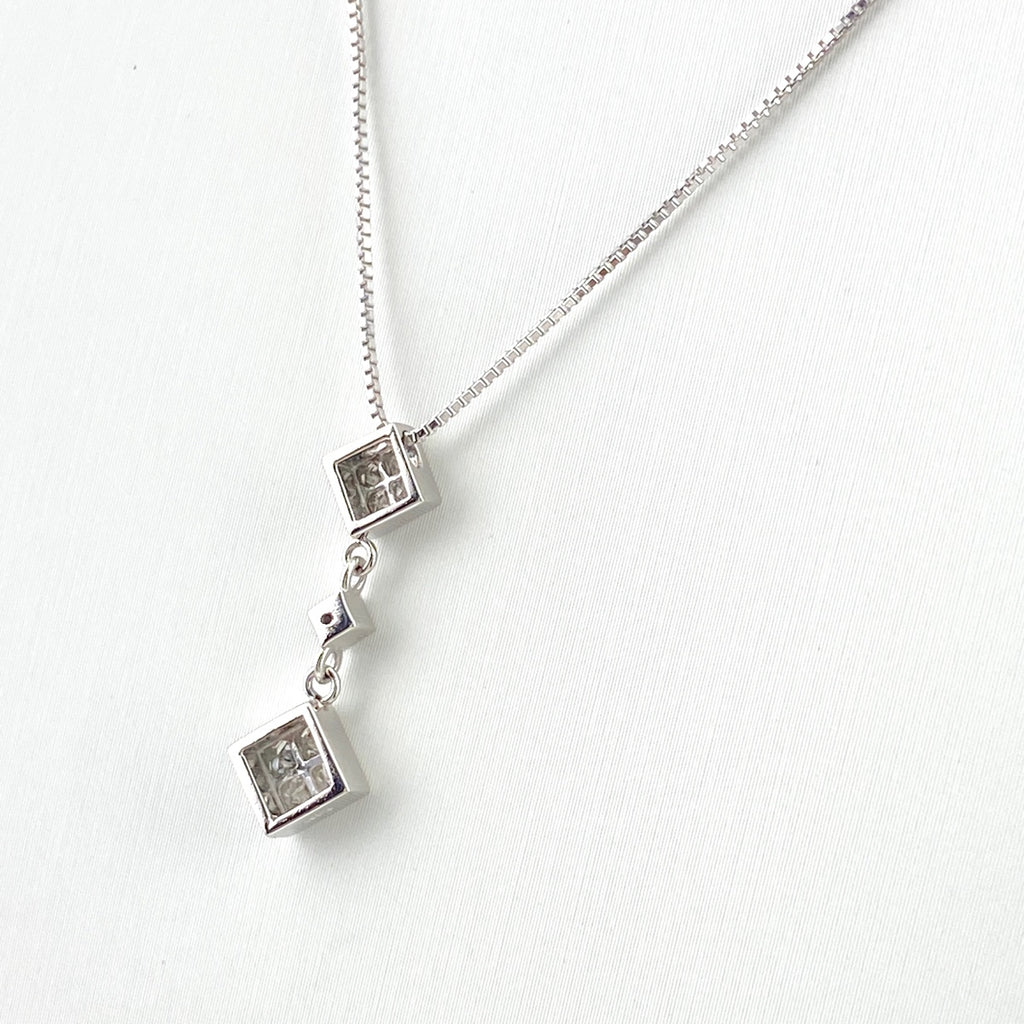 ヴァンドーム青山 メレダイヤ デザインネックレス プラチナ ペンダント ネックレス Pt950 Pt850 ダイヤモンド レディース 【中古】brjwl