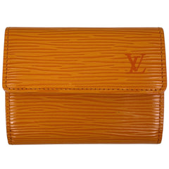 ルイ・ヴィトン ラドロー 小銭入れ カード入れ 二つ折り財布 エピ マンダリン(オレンジ) M6330H レディース 【中古】brbag