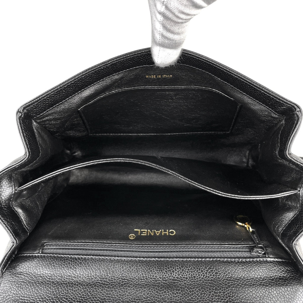 シャネル ココマーク ショルダーバッグ ワンショルダー ショルダーバッグ レザー ブラック レディース 【中古】brbag