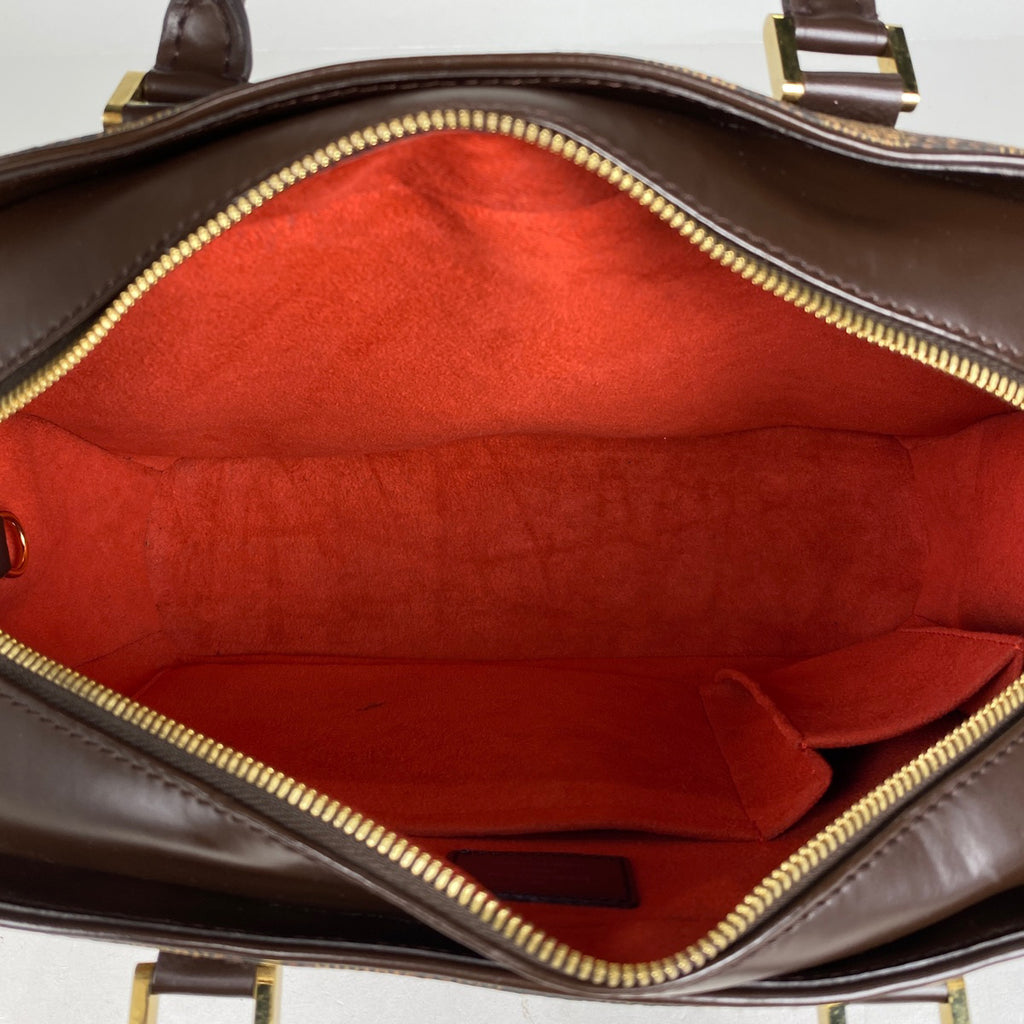 ルイ・ヴィトン サリア オリゾンタル 手提げ ハンドバッグ ダミエ ブラウン N51282 レディース 【中古】brbag