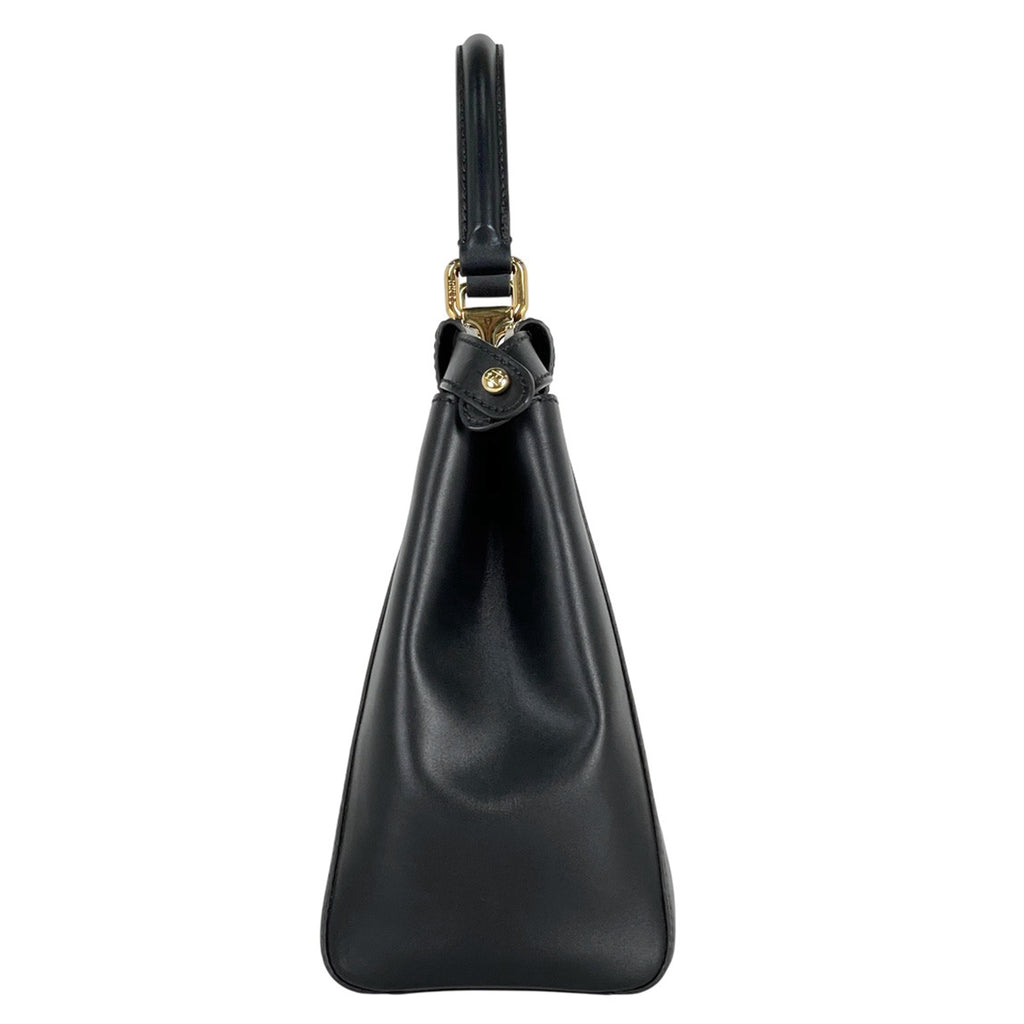 フェンディ ピーカブー ハンドバッグ 2WAY ショルダーバッグ ペカン ハンドバッグ レザー ブラック 8BN226 レディース 【中古】brbag