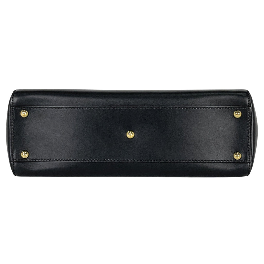 フェンディ ピーカブー ハンドバッグ 2WAY ショルダーバッグ ペカン ハンドバッグ レザー ブラック 8BN226 レディース 【中古】brbag