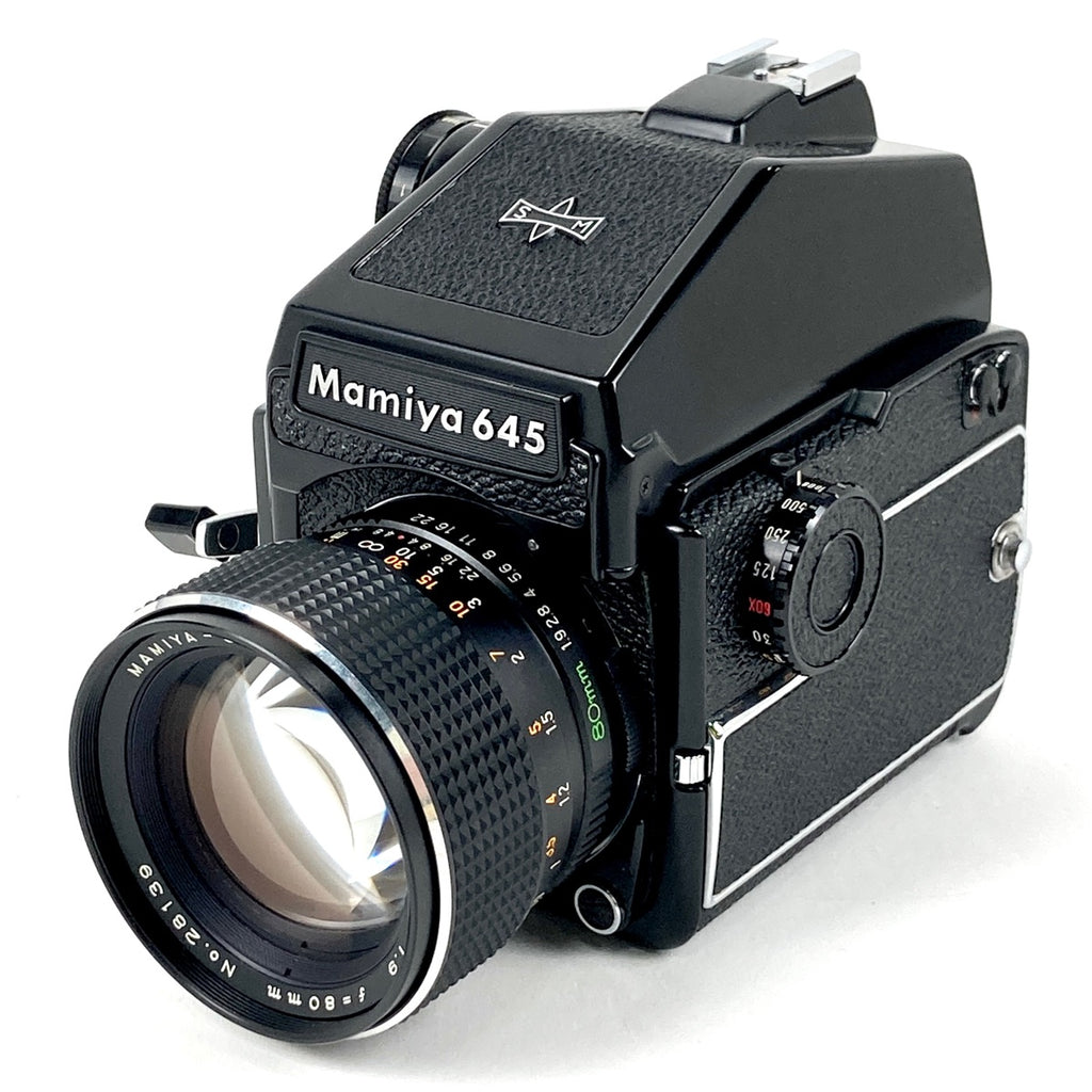 マミヤ Mamiya M645 1000S + C80mm F1.9N 中判カメラ 【中古】