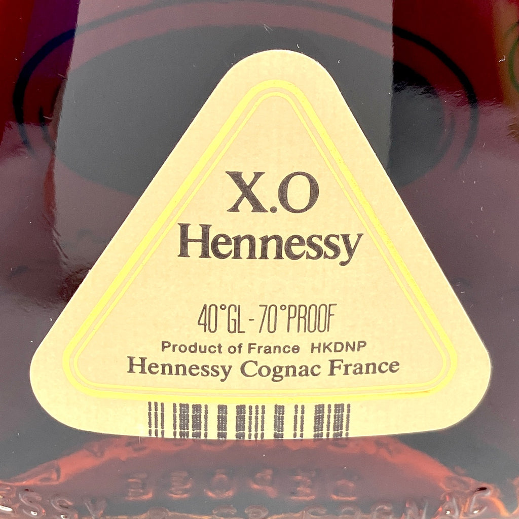 ヘネシー Hennessy XO 金キャップ クリアボトル 700ml ブランデー コニャック 【古酒】