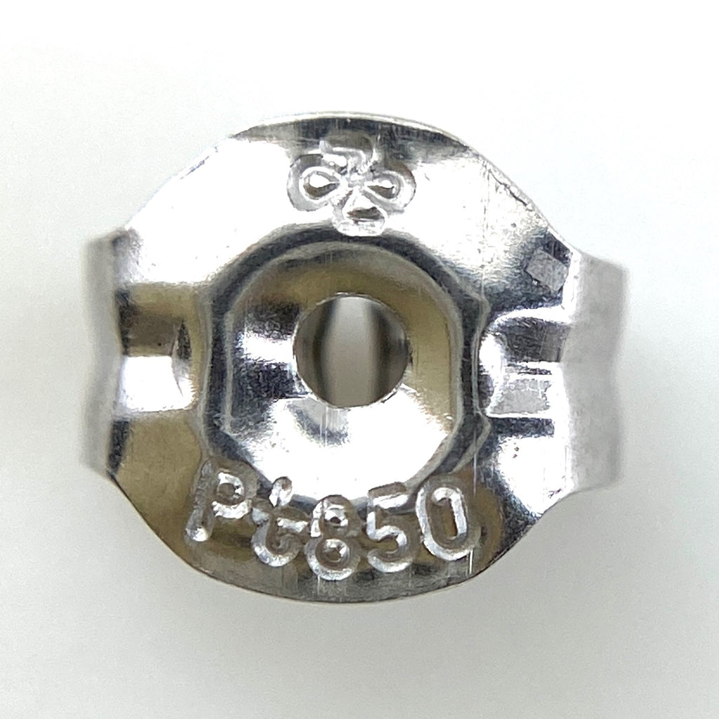 ルビー デザインピアス プラチナ メレダイヤ ピアス Pt850 ルビー ダイヤモンド レディース 【中古】nbjwl