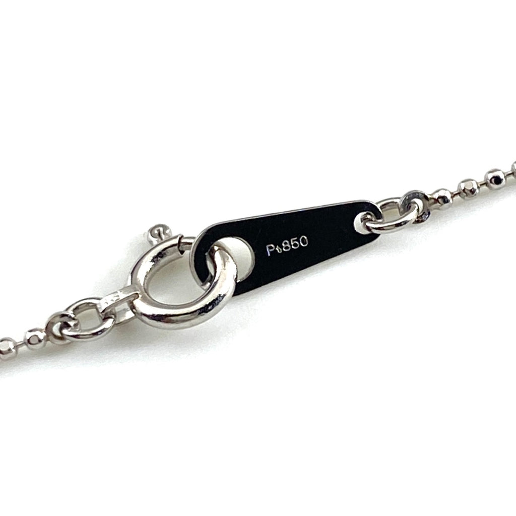 エメラルド デザインネックレス プラチナ ペンダント ネックレス Pt900 Pt850 エメラルド レディース 【中古】nbjwl
