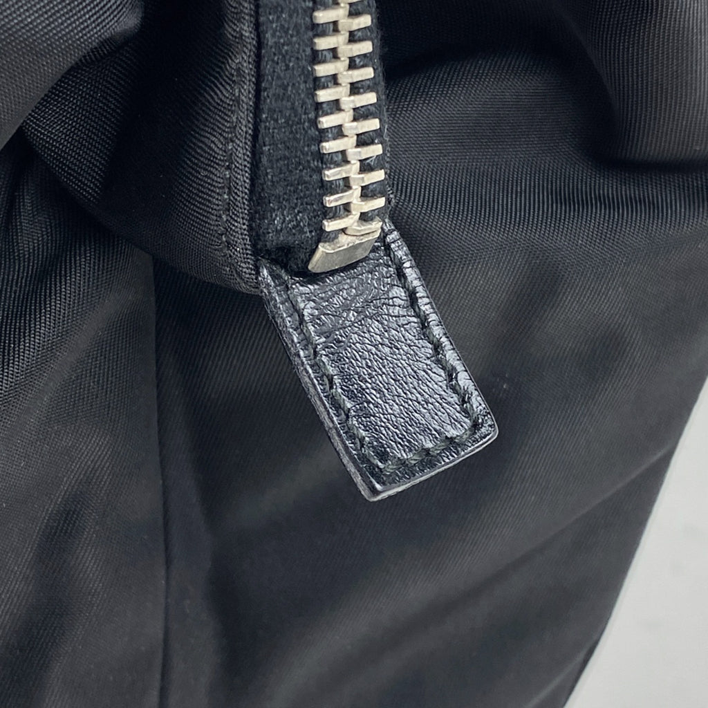 プラダ ロゴプレート ショルダーバッグ トートバッグ ショルダーバッグ ナイロン ネロ(ブラック) レディース 【中古】brbag