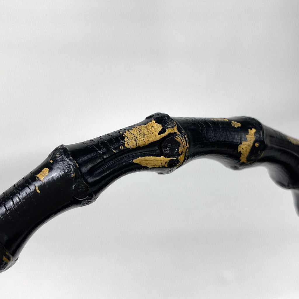 グッチ バンブー トートバッグ 2WAY ショルダーバッグ トートバッグ キャンバス ブラック 0001705 レディース 【中古】brbag