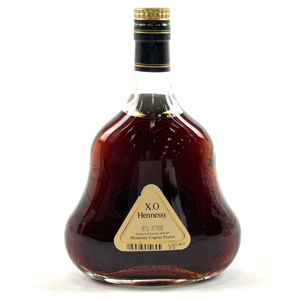 ヘネシー Hennessy XO 金キャップ クリアボトル 700ml ブランデー コニャック 【古酒】