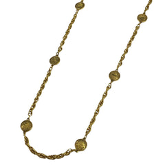 【在庫一掃】 シャネル ロゴ ネックレス 31 RUE CAMBON ロゴ ネックレス GP ゴールド レディース 【中古】 bracc