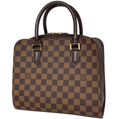 ルイ・ヴィトン トリアナ 手提げ ハンドバッグ ダミエ ブラウン N51155 レディース 【中古】brbag