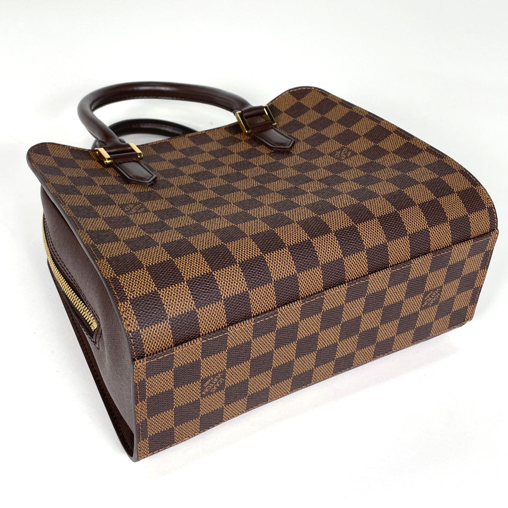 ルイ・ヴィトン トリアナ 手提げ ハンドバッグ ダミエ ブラウン N51155 レディース 【中古】brbag