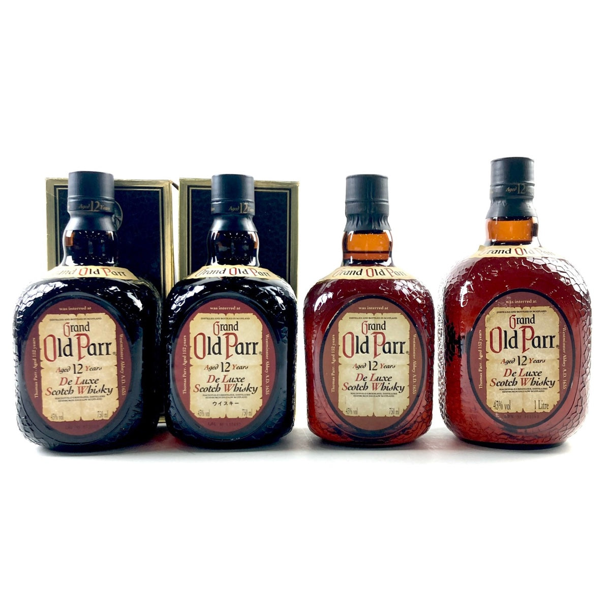 バイセル公式】オールドパー Old Parr 12年 デラックス スコッチ 750ml ウイスキー セット 【古酒】 - バイセルブランシェ