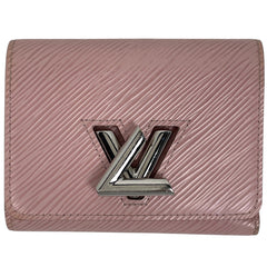 ルイ・ヴィトン ポルトフォイユ ツイスト コンパクト 札入れ 小銭入れ 三つ折り財布 エピ ローズバレリーヌ M62934 レディース 【中古】brbag