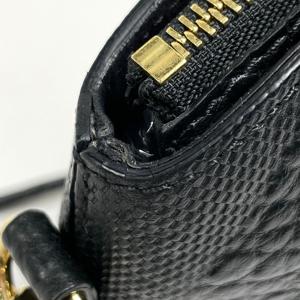 バーバリー ロゴ ショルダーバッグ 斜め掛け ショルダーバッグ レザー ブラック レディース 【中古】brbag