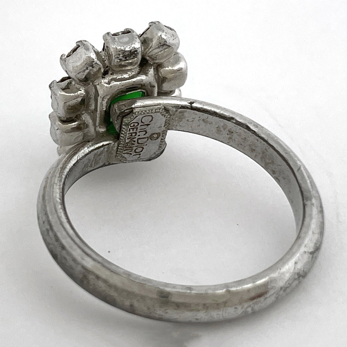 バイセル公式】クリスチャンディオール ラインストーン リング