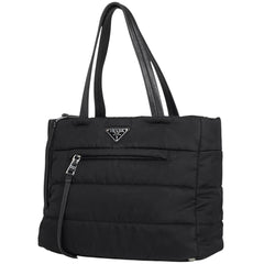 プラダ ロゴプレート トートバッグ ハンドバッグ トートバッグ ナイロン ネロ(ブラック) レディース 【中古】brbag