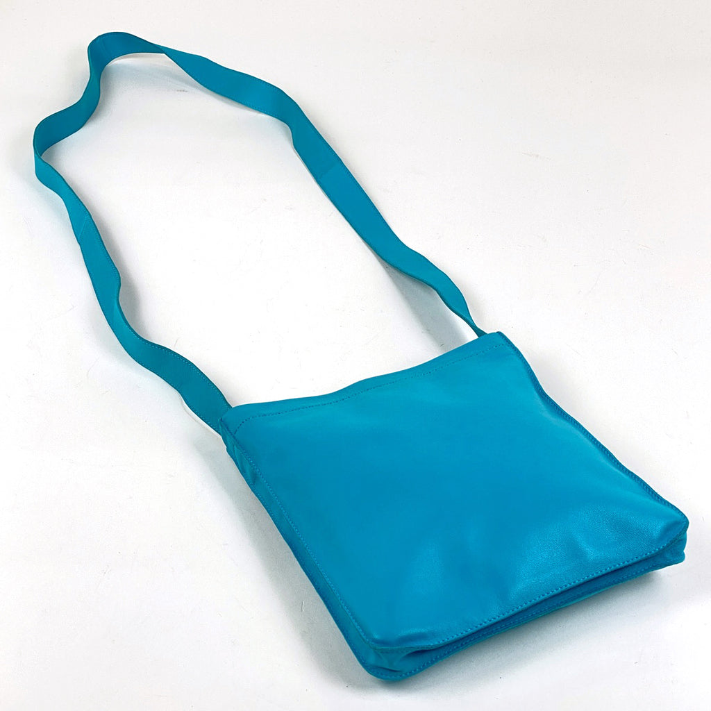 エルメス クルードセル ポシェット 斜め掛け ショルダーバッグ アニョーミロ ブルー □P レディース 【中古】brbag