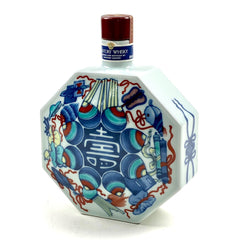 【東京都内限定お届け】 サントリー SUNTORY 有田焼 色絵壽字宝尽文八角瓶 600ml 国産ウイスキー 【古酒】liqbb