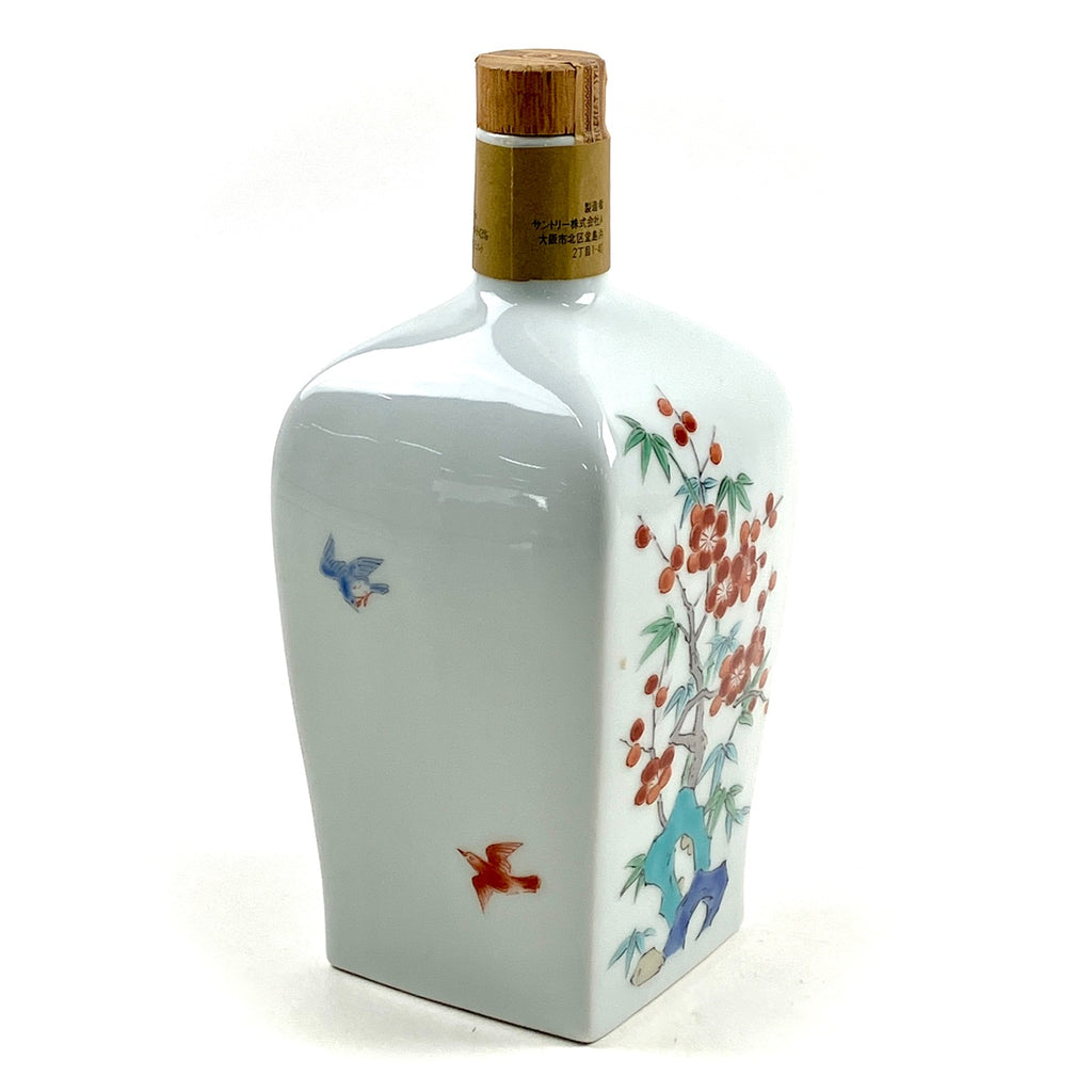 【東京都内限定お届け】 サントリー SUNTORY 山崎 有田焼 錦菊梅竹文 700ml 国産ウイスキー 【古酒】liqbb