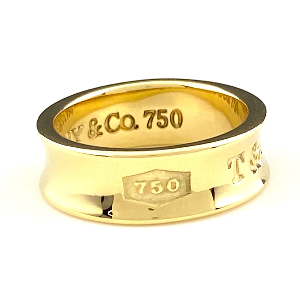 【最終値引き】 ティファニー 1837 リング YG イエローゴールド 指輪 1997 リング 8号 750 レディース 【中古】brjwl