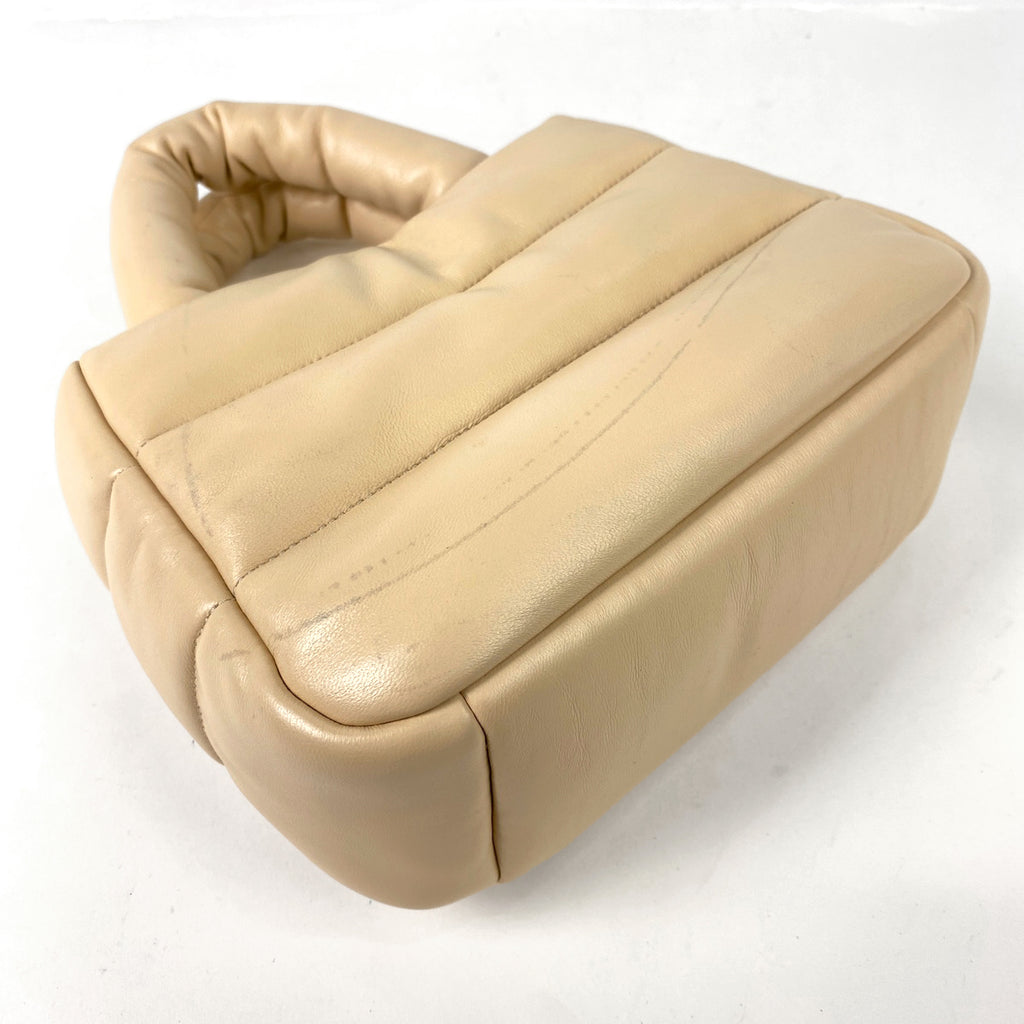 コーチ ミニ ピロー トート 2WAY ショルダーバッグ トートバッグ レザー ベージュ CL592 レディース 【中古】brbag