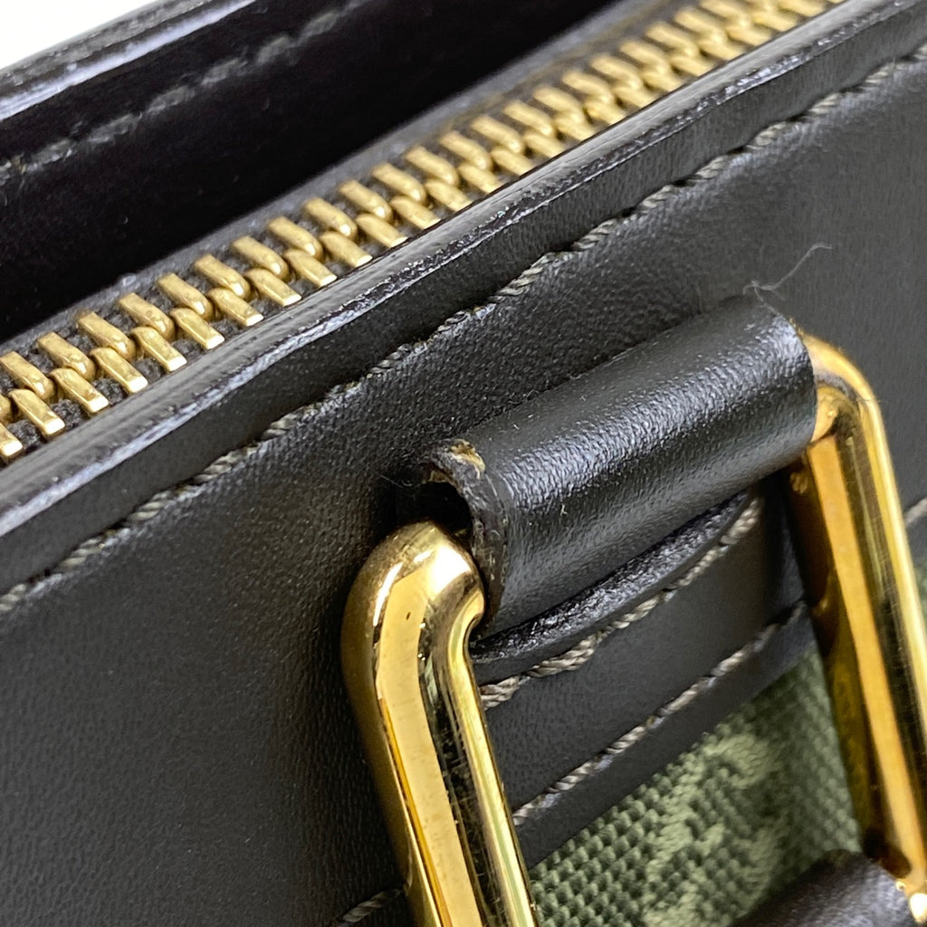 ルイ・ヴィトン ルシーユ PM 手提げ トートバッグ ハンドバッグ モノグラムミニ カーキ M92682 レディース 【中古】brbag