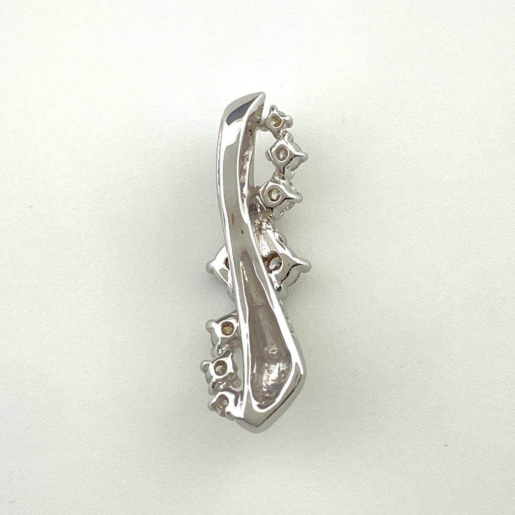 メレダイヤ ペンダントトップ WG ホワイトゴールド ペンダントトップ K18 WG ダイヤモンド レディース 【中古】nbjwl