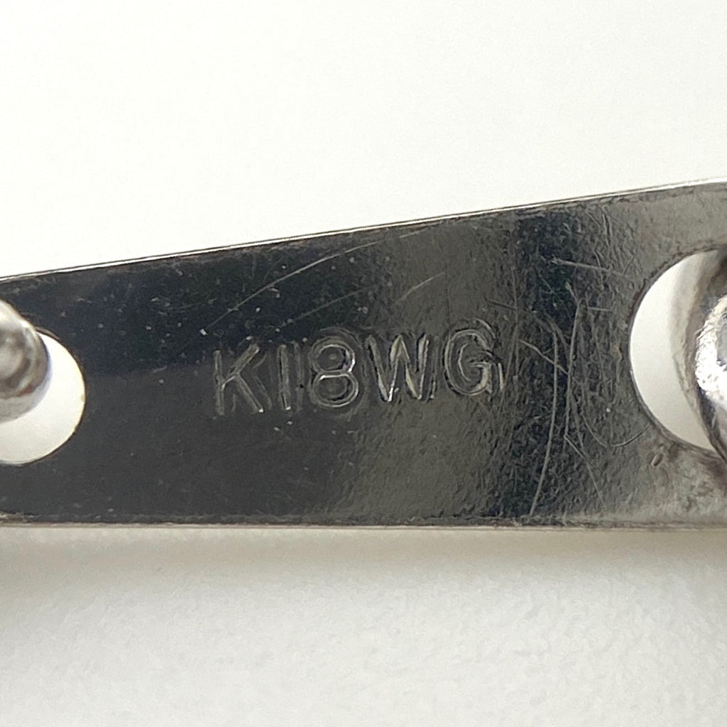 メレダイヤ デザインネックレス プラチナ WG ホワイトゴールド ペンダント ネックレス K18 WG Pt900 レディース 【中古】  nbjwl
 ラッピング可