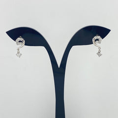 メレダイヤ デザインピアス プラチナ ピアス Pt850 ダイヤモンド レディース 【中古】 nbjwl