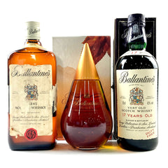 バランタイン Ballantines ファイネスト 旧 20年 ピュリティ 17年 スコッチ 750ml ウイスキー セット 【古酒】