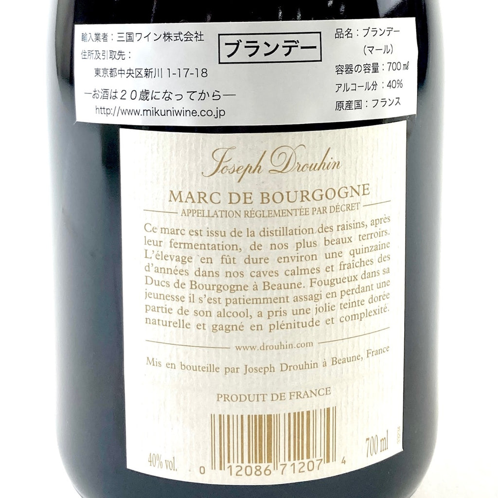 デラマン ジョゼフ ドルーアン コニャック マール 700ml ブランデー その他 【古酒】