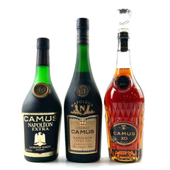 カミュ CAMUS ナポレオン エクストラ グランマルキ エクストラオールド XO ロングネック コニャック 700ml ブランデー セット 【古酒】