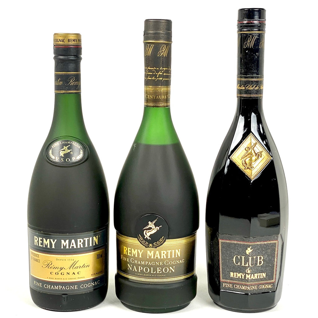 レミーマルタン REMY MARTIN MARTIN VSOP 旧旧 ファイン シャンパーニュ ナポレオン クラブドレミーマルタン 700ml ブランデー セット 【古酒】