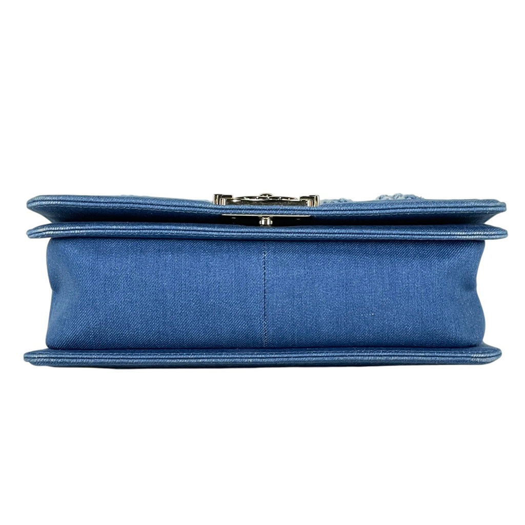 シャネル ボーイシャネル チェーン ショルダーバッグ ココマーク ショルダーバッグ デニム ブルー レディース 【中古】brbag