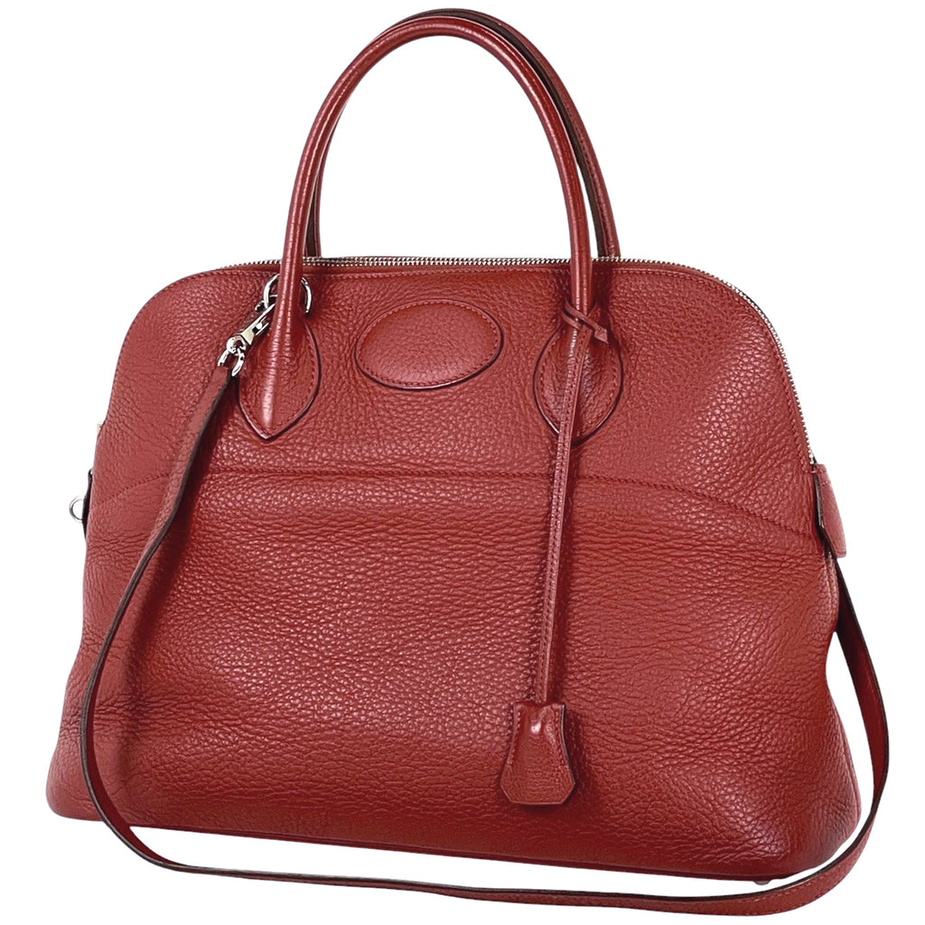 エルメス ボリード 35 2WAY ショルダーバッグ ハンドバッグ トリヨンクレマンス レッド □M レディース 【中古】brbag