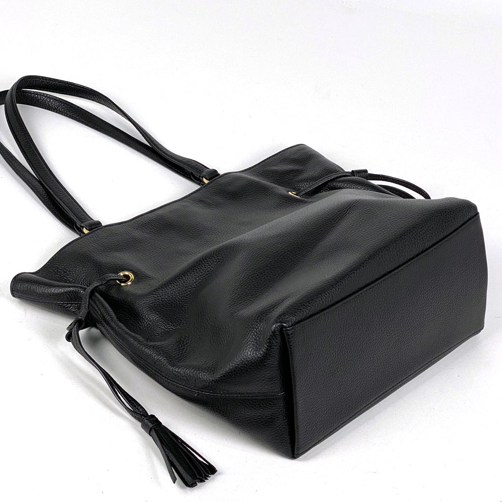 コーチ アンディ トートバッグ ホースアンドキャリッジ トートバッグ レザー ブラック CA200 レディース 【中古】brbag