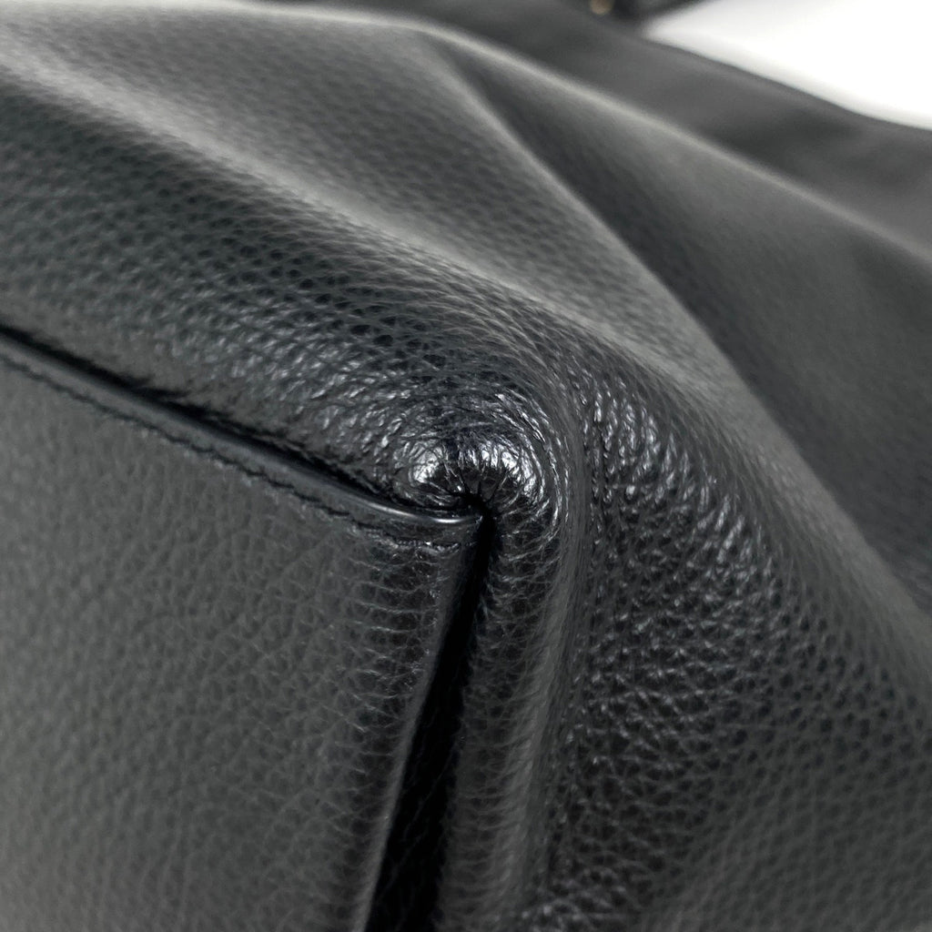 コーチ アンディ トートバッグ ホースアンドキャリッジ トートバッグ レザー ブラック CA200 レディース 【中古】brbag