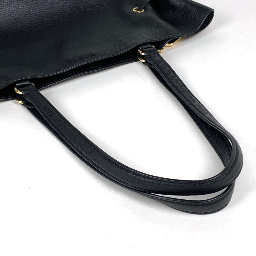 コーチ アンディ トートバッグ ホースアンドキャリッジ トートバッグ レザー ブラック CA200 レディース 【中古】brbag